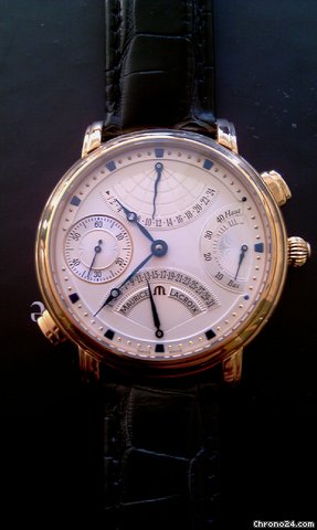 Maurice Lacroix Masterpiece double Retrograde Gold watches
