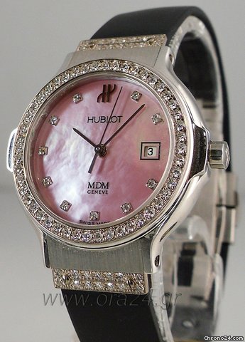 Hublot Classic Jewellery Lady Pink MOP WG Bezel 86 Diamonds Unworn watches