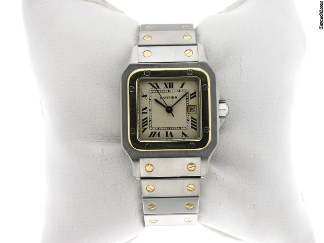 Cartier SANTOS ACCIAIO ORO 18KT watches