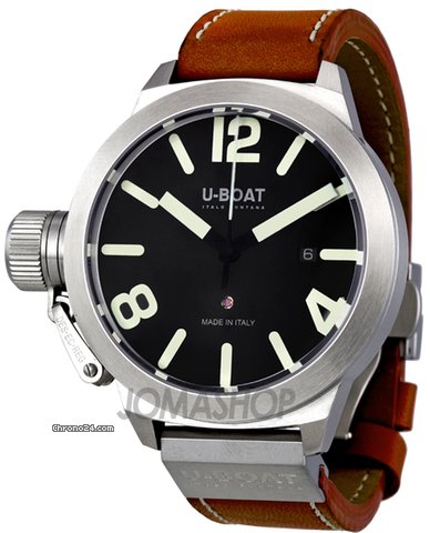 U-Boat Classico AS Black Dial Automatic Brown Leather Mens Watch 5564 watches