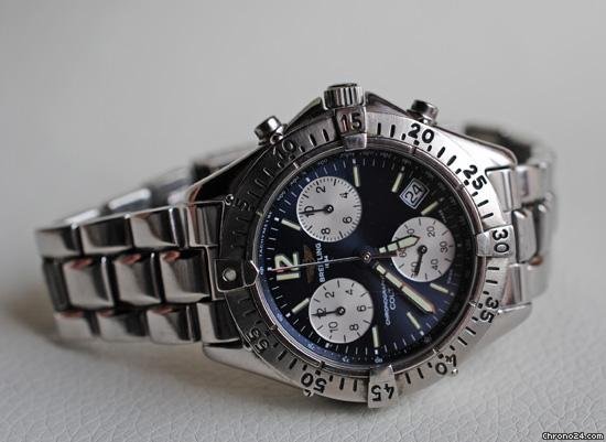 Breitling Colt Edelstahl Chronograph in sehr gutem Zustand watches