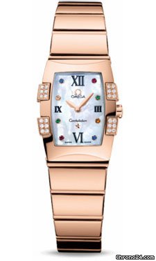 Omega Constellation Quadrella Red Gold watches