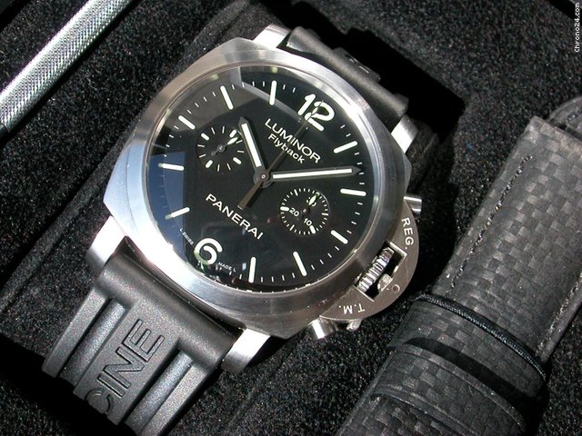 Panerai Chronograph PAM 361 Luminor 1950 Flyback mit Box und Papieren watches
