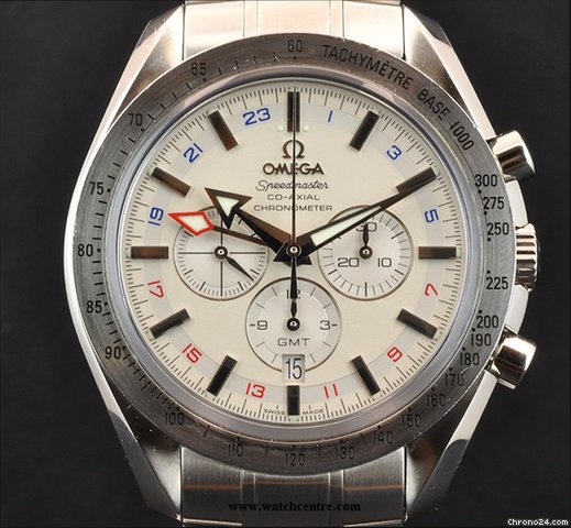 Omega S/S Speedmaster Broad Arrow GMT B&P 3581.30.00 watches