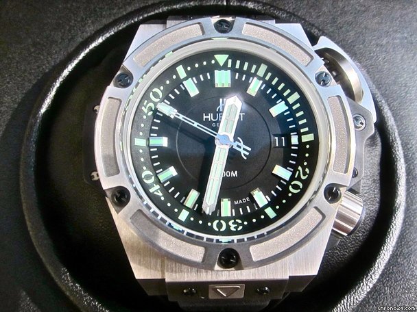 Hublot King Power Limited Oceanographic 4000 Diver 48mm Titanium Watch watches