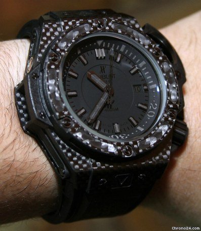 Hublot Oceanographic 4000 Carbon Fiber Dive Watch Limited to 500 pieces watches