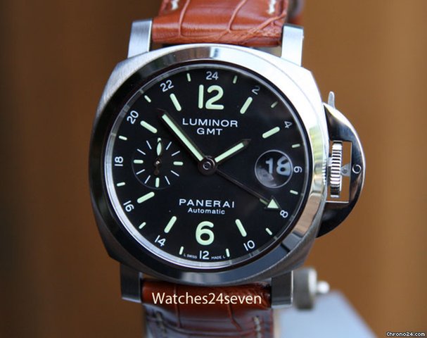 Panerai PAM 244 N Luminor Marina GMT 40mm Retail watches