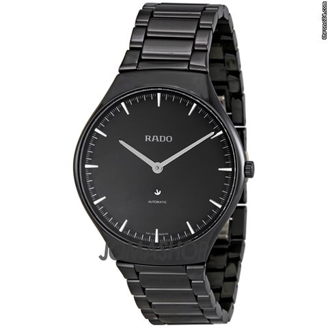 Rado True Thinline Black Dial Automatic Unisex Watch R27969152 watches