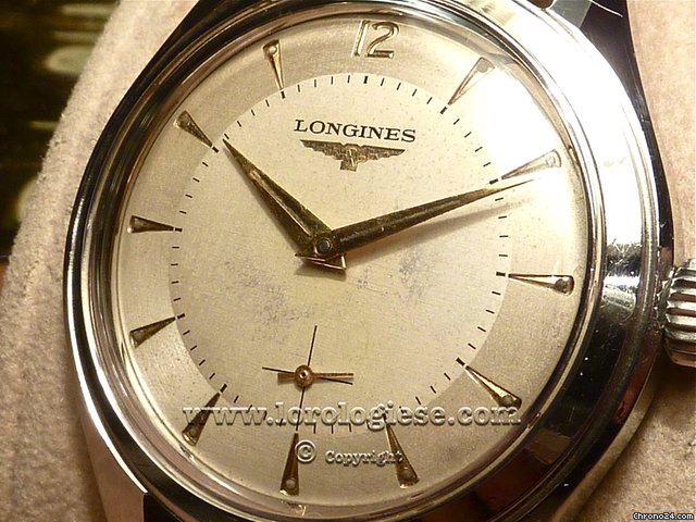 Longines "6 Tacche" original Vintage 1958 Etched Dial - 37mm watches