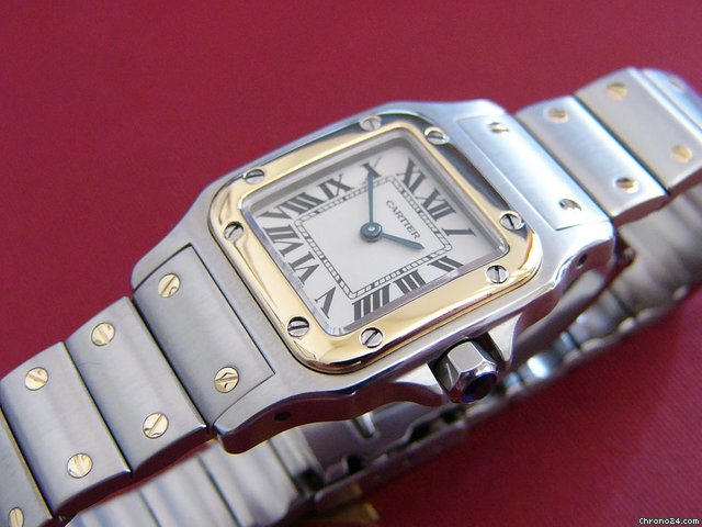Cartier Santos Galbee Stahl/Gold Damenuhr TOP watches