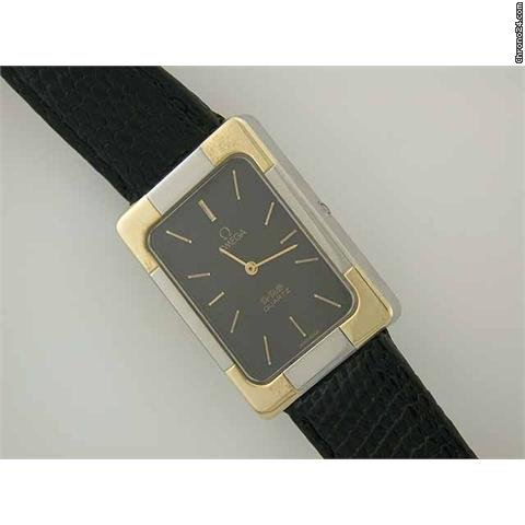Omega De Ville Bi-colour quartz on strap watches