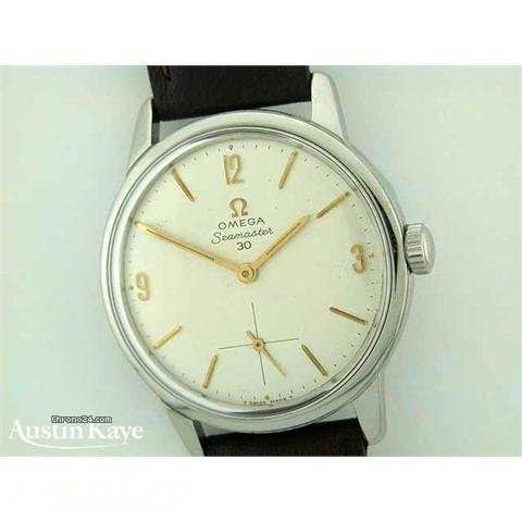 Omega seamaster 30 steel steel manual on strap watches