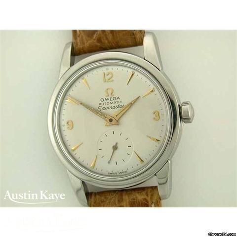 Omega Seamaster steel automatic on strap watches
