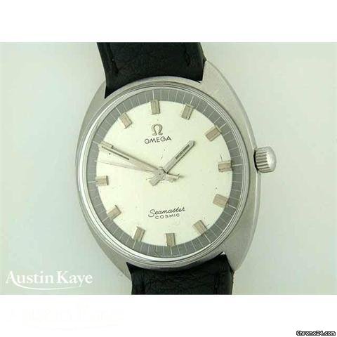 Omega Seamaster Cosmic steel manual on strap watches