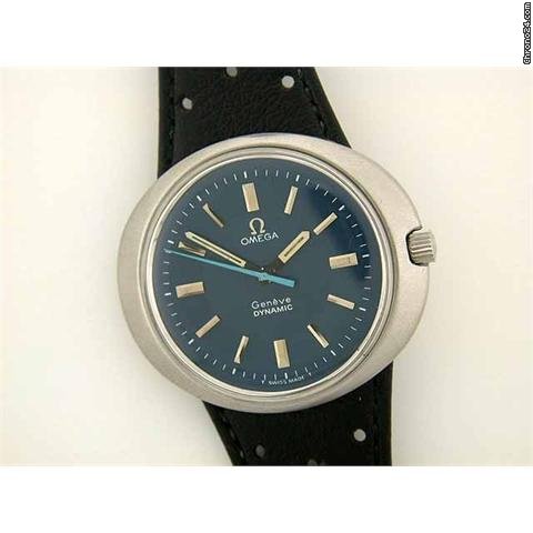 Omega Dynamic steel manual on Omega strap watches