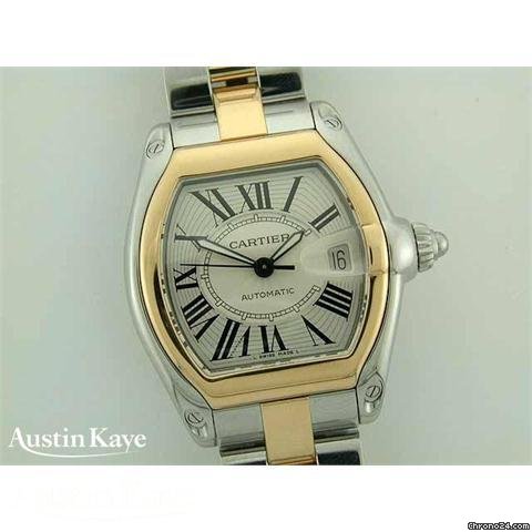 Cartier Roadster Bi-Metal automatic on bracelet watches