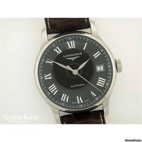 Longines Master Collection steel automatic on strap watches