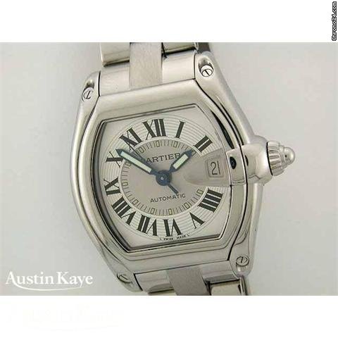 Cartier Roadster Steel automatic on bracelet watches