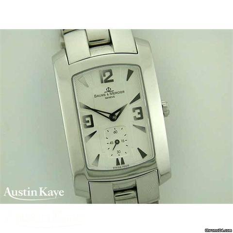 Baume & Mercier & Hampton steel quartz on bracelet watches