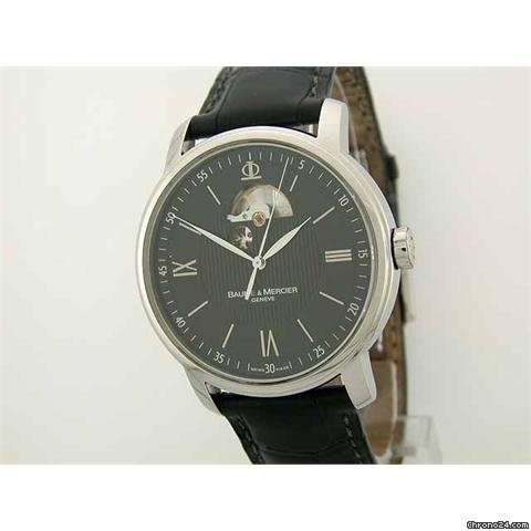 Baume & Mercier & steel automatic on strap. watches