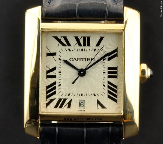 Cartier 18k Yellow Gold Automatic Gents Tank Francaise watches