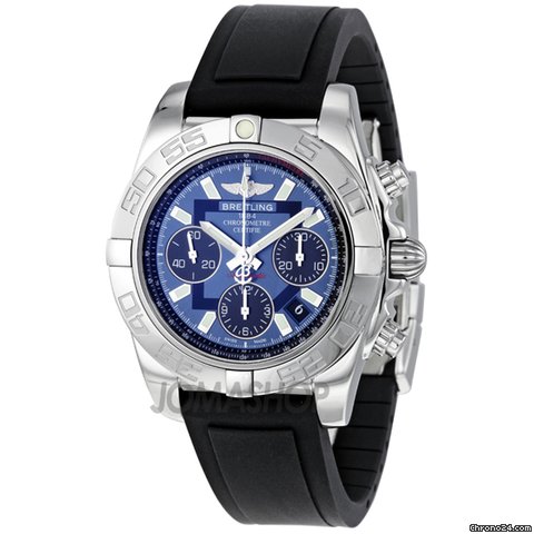 Breitling Chronomat 41 Blue Dial Automatic Mens Watch AB014012-C830BKPD watches