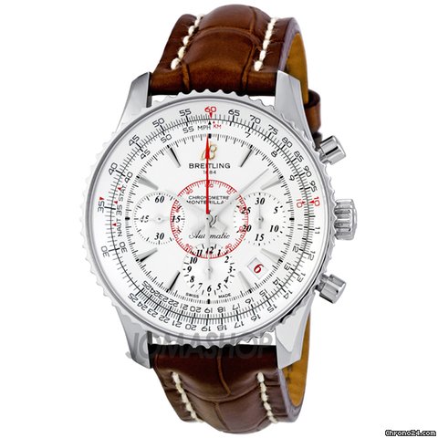 Breitling Montbrilliant 01 Silver Dial Chronograph Automatic Mens Watch AB013112-G709BRCT watches