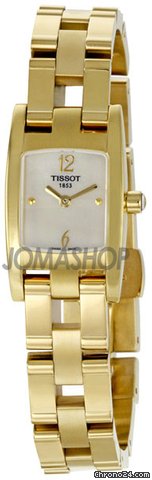 Tissot Trend T3 Mother of Pearl Dial Gold Tone Ladies Watch T042.109.33.117.00 watches