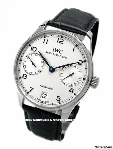 IWC Portugieser Ref.5001 aus Edelstahl (gebraucht) watches