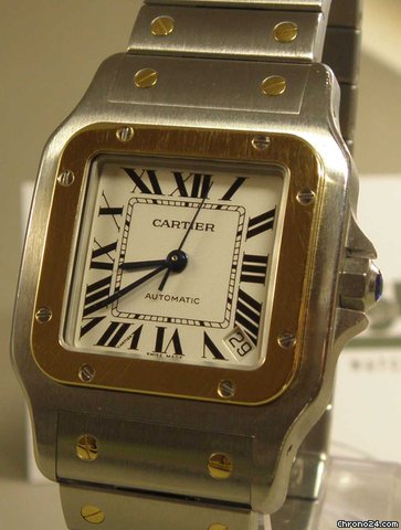 Cartier Santos Galbee XL St/Gg B&P watches