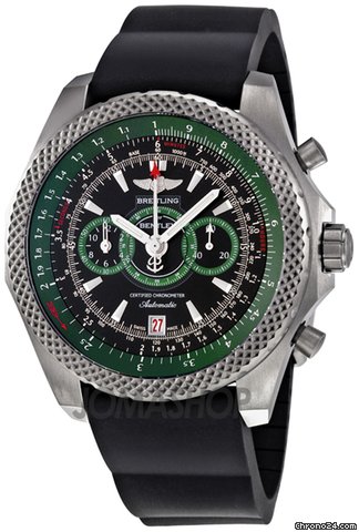 Breitling Bentley Supersports Automatic Black Rubber Mens Watch E2736536-BB37BKRD watches