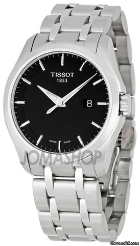 Tissot Couturier Black Dial Stainless Steel Mens Watch T0354101105100 watches
