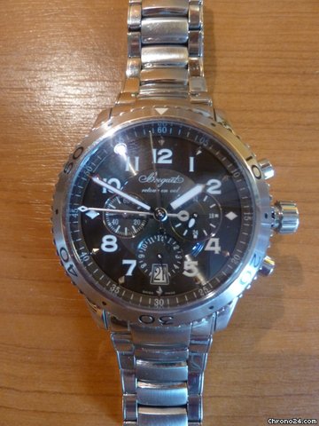 Breguet XXI Flyback Stahl+ Lederband watches