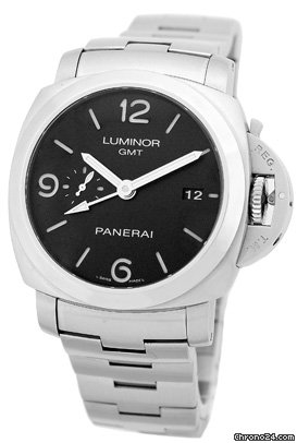 Panerai Gent's Stainless Steel 44mm Luminor 1950 3 Days GMT PAM 329 watches