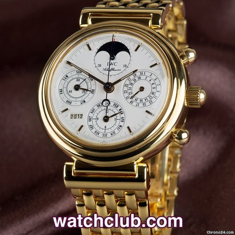 IWC Da Vinci Perpetual Calendar Chronograph - 18ct Yellow Gold watches