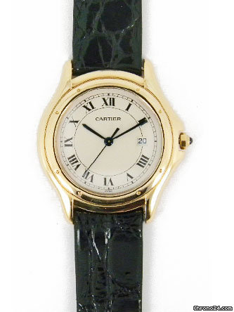 Cartier C artier 18k yellow gold Cougar watches