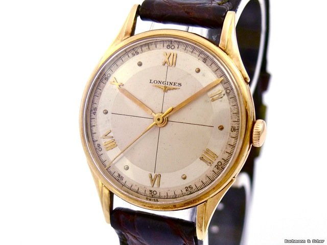 Longines Vintage Gentleman's Watch, 18k Yellow Gold watches