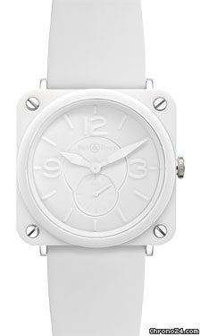 Bell & Ross BR-S Quartz White Ceramic Phantom watches