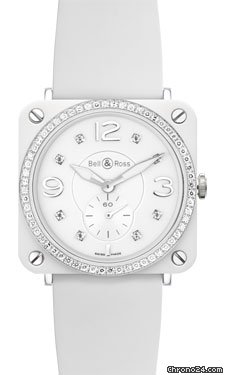 Bell & Ross BR-S Quartz White Ceramic Phantom watches
