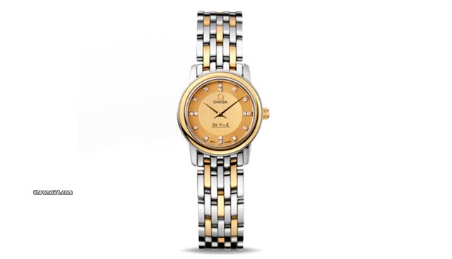 Omega 网购原装进口折扣欧米茄-碟飞系列 De Ville Prestige Quartz 4370.16.00 女士石英表 watches