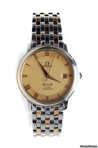 Omega 网购原装进口折扣欧米茄-碟飞系列 De Ville Prestige 4374.11.00 男士机械表 watches