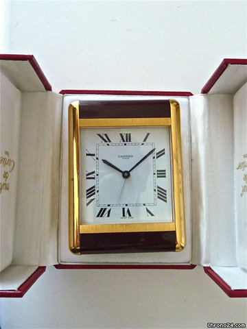 Cartier Alarm Desk Clock Must de Cartier Pendulette watches