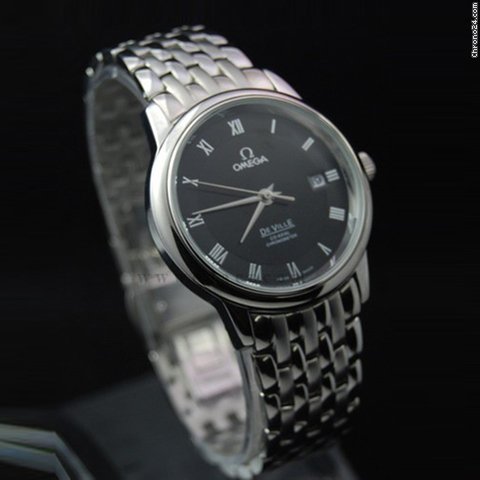 Omega 网购原装进口折扣欧米茄omega-碟飞系列 De Ville 4574.50.00 男士机械表 watches