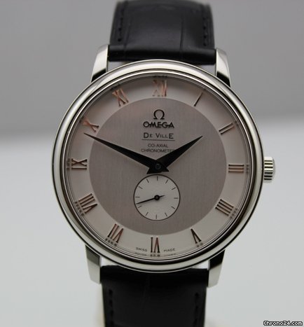 Omega 网购原装进口折扣欧米茄omega-碟飞系列 De Ville Prestige 4813.30.01 男士机械表 watches