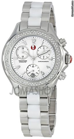 Michele Large Tahitian Ceramic Ladies Watch MWW12E000001 watches