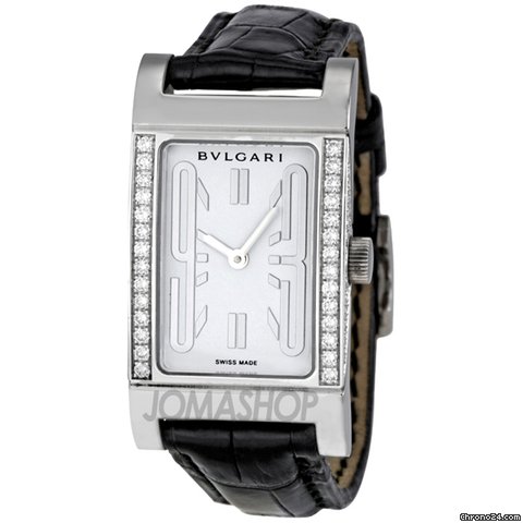 Bulgari Rettangolo White Dial Ladies Watch RTW39GD2L watches