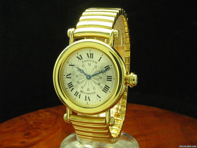 Cartier Diabolo 18kt 750 Gold Handaufzug Unisexuhr Inkl. Box watches