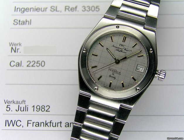 IWC Ingenieur SL Edelstahl watches