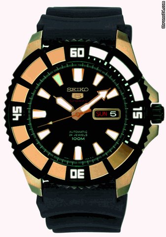 Seiko Seko Black Dial Mens Watch SRP210K1 watches