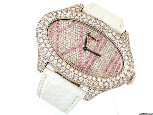 Chopard UVP 93000 Euro 18k WG Brillanten 8,14 ct und Saphire 0,93 ct watches